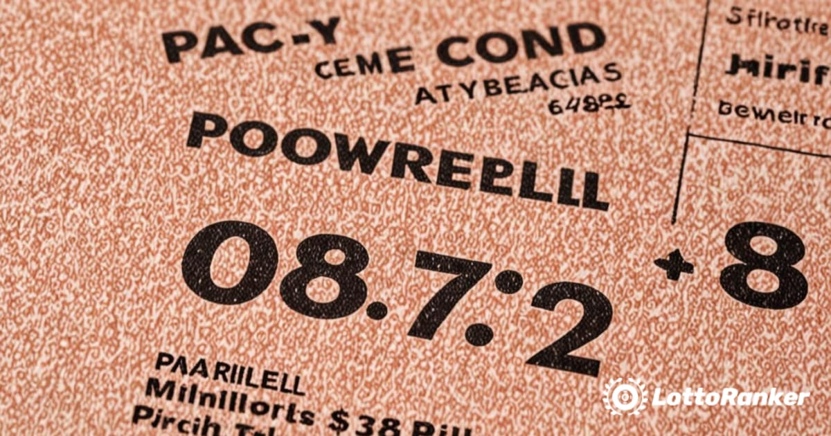 Vítězná čísla Powerball pro losování 17. dubna s jackpotem 78 milionů $ v sázce